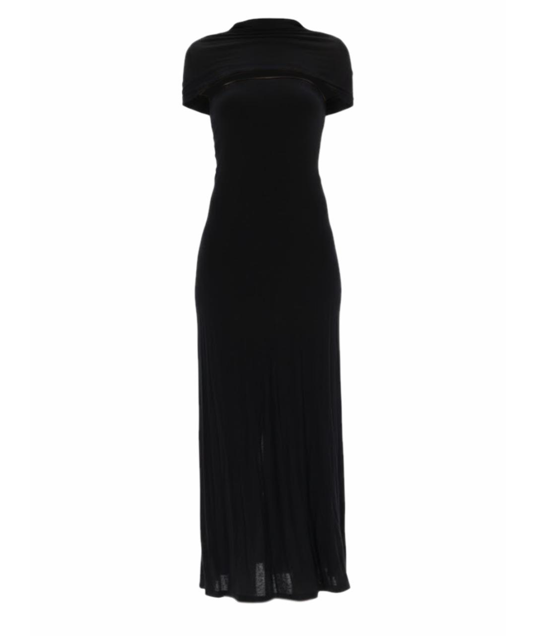 HELMUT LANG Черное вечернее платье, фото 1