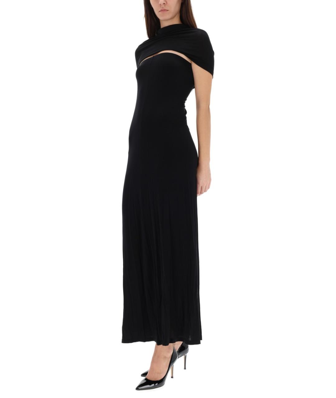 HELMUT LANG Черное вечернее платье, фото 2