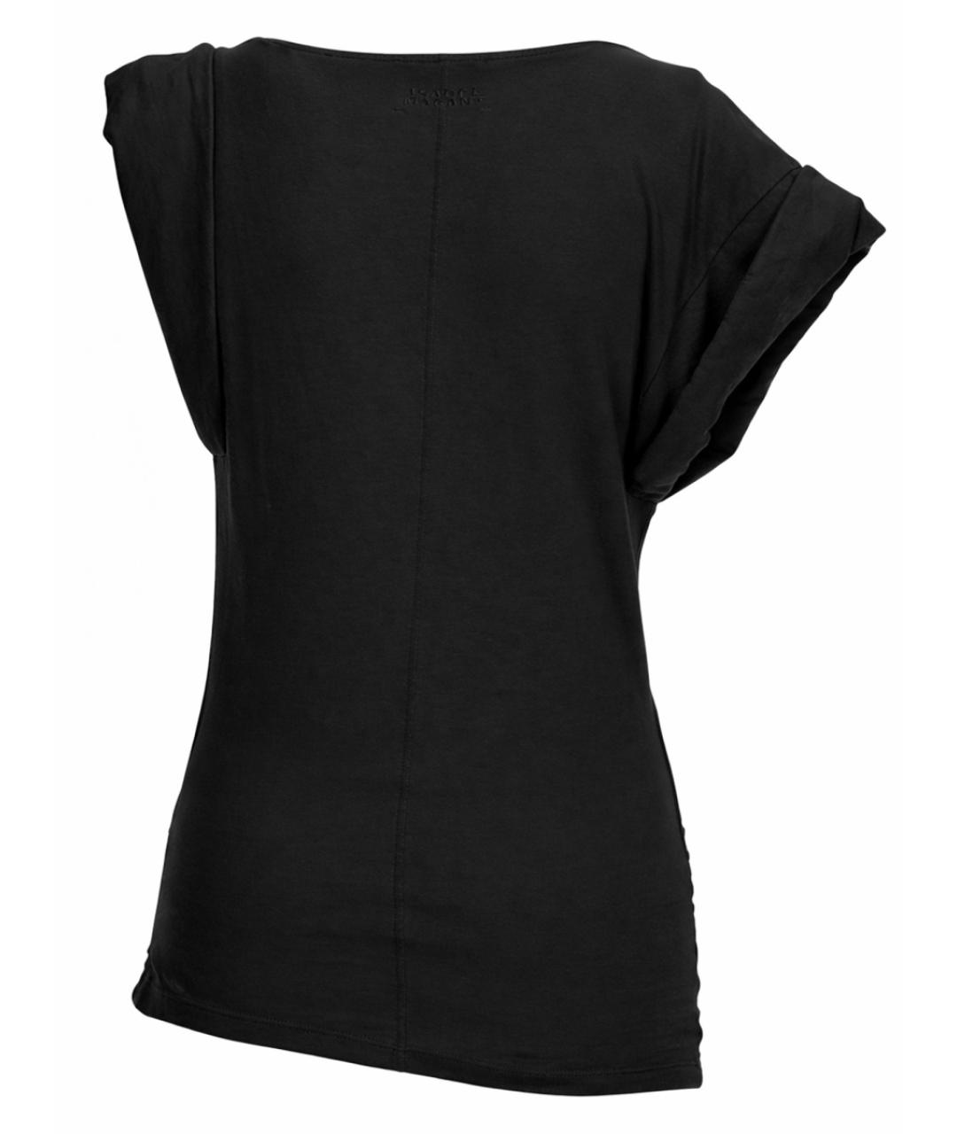 ISABEL MARANT Черная хлопковая футболка, фото 3