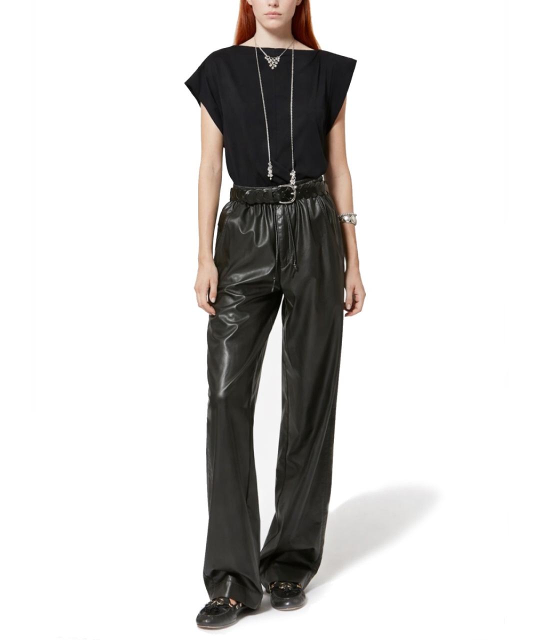 ISABEL MARANT Черная хлопковая футболка, фото 2