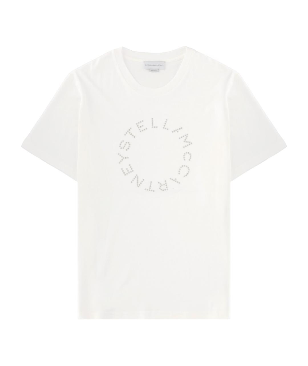STELLA MCCARTNEY Белая хлопковая футболка, фото 1