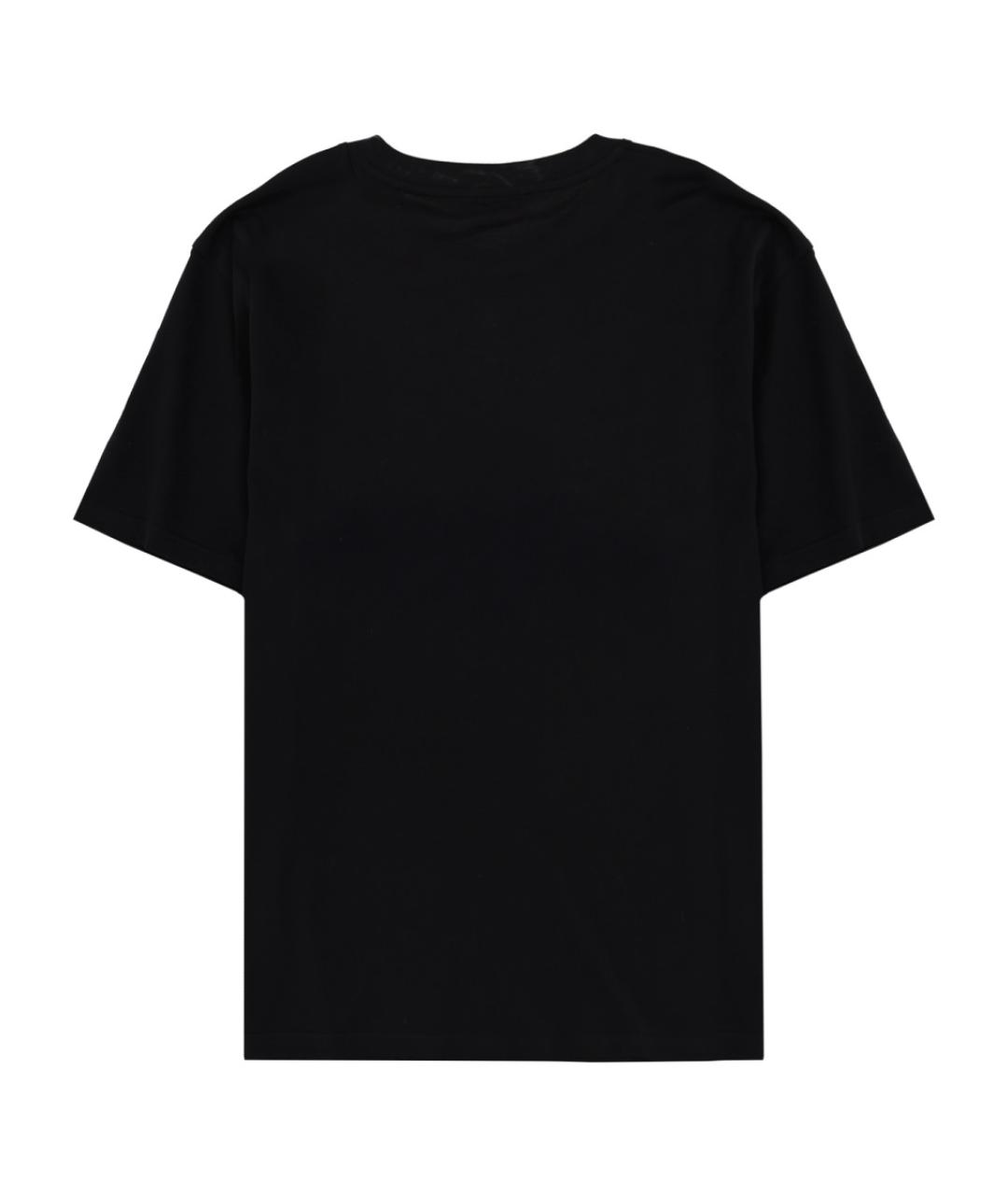 STELLA MCCARTNEY Черная хлопковая футболка, фото 2