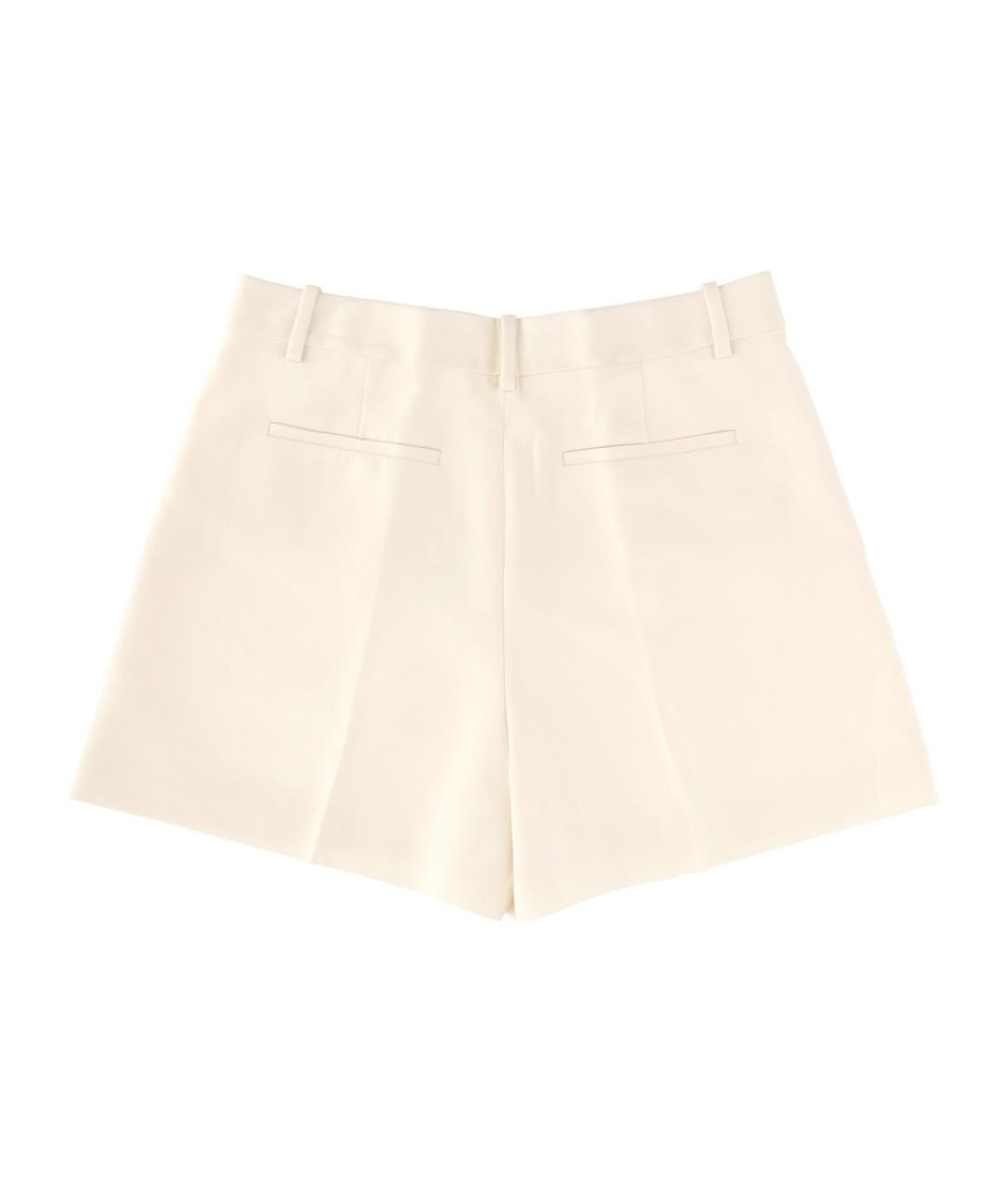 THEORY Белые ацетатные шорты, фото 2