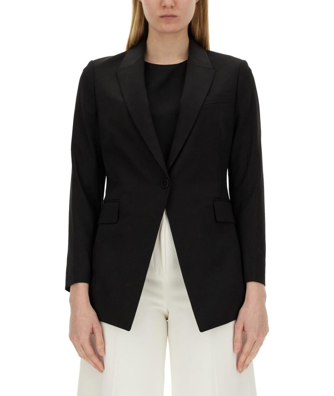 THEORY Черный шерстяной жакет/пиджак, фото 2