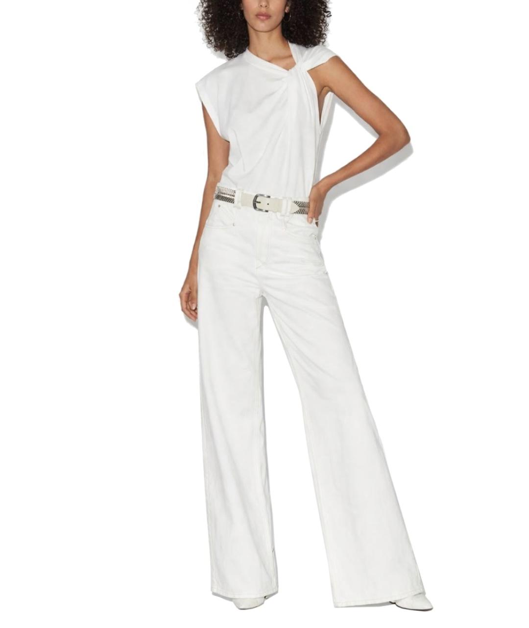 ISABEL MARANT Белая хлопковая футболка, фото 2