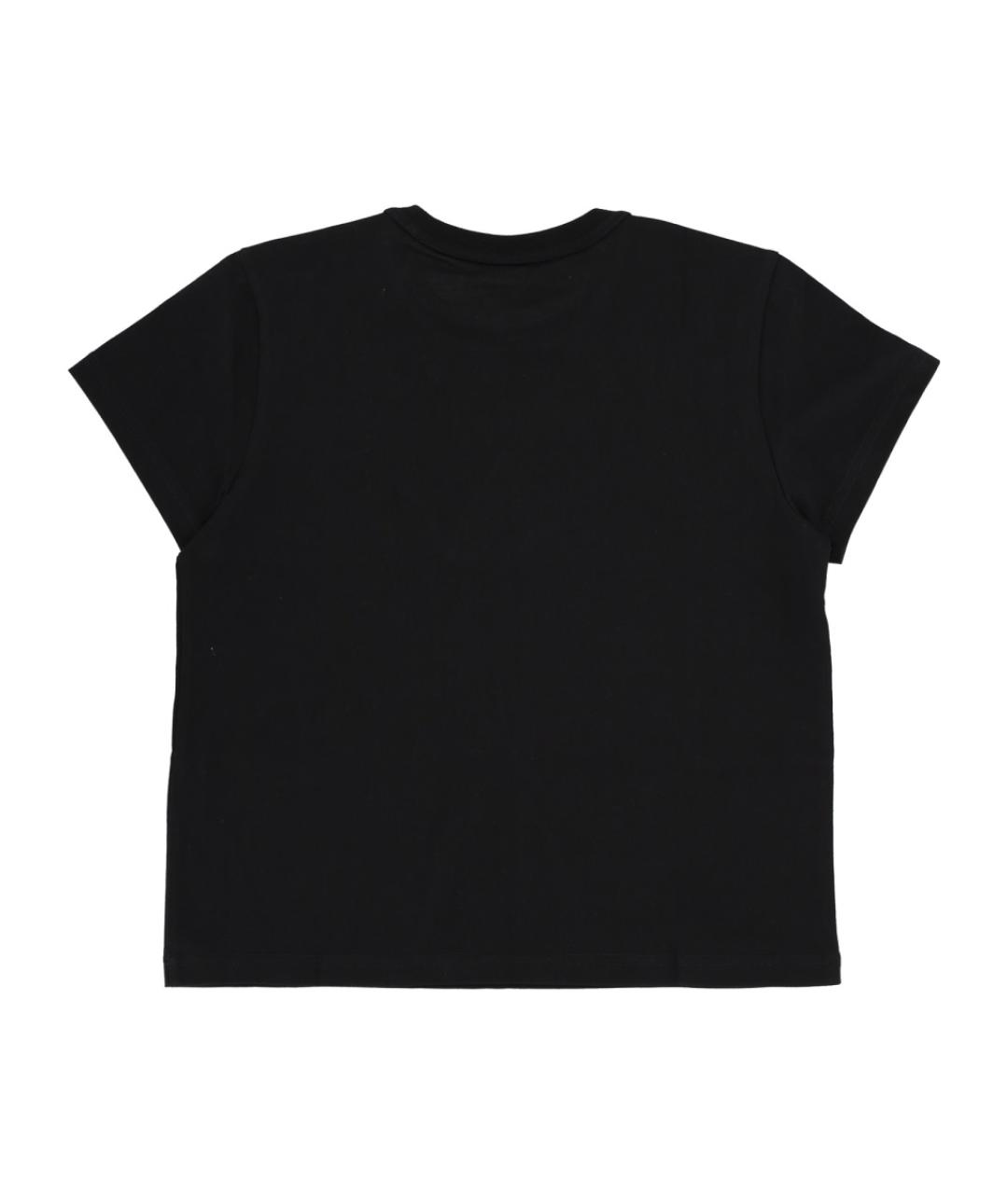 ALEXANDER WANG Черная хлопковая футболка, фото 6