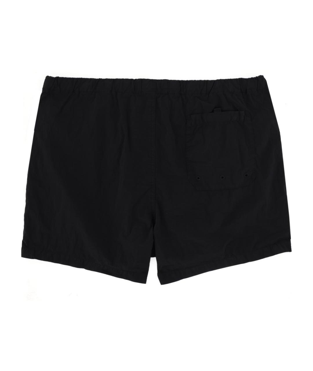 STONE ISLAND Черные полиамидовые шорты, фото 2