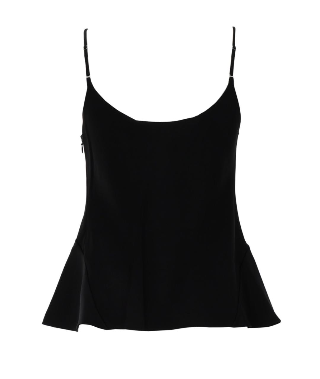 THEORY Черная ацетатная майка, фото 2