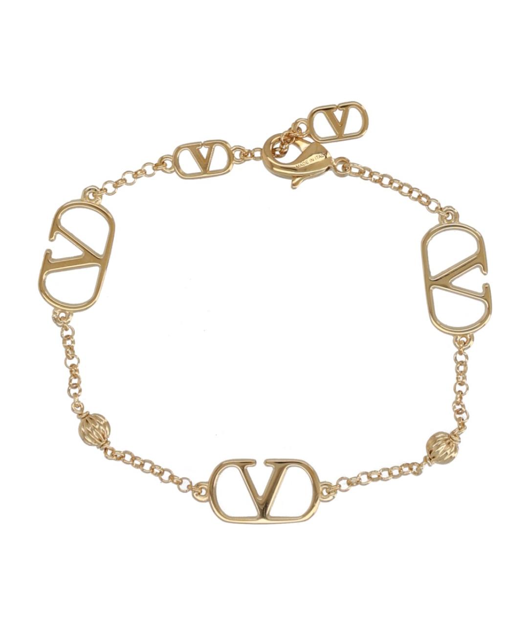 VALENTINO Золотой латунный браслет, фото 2
