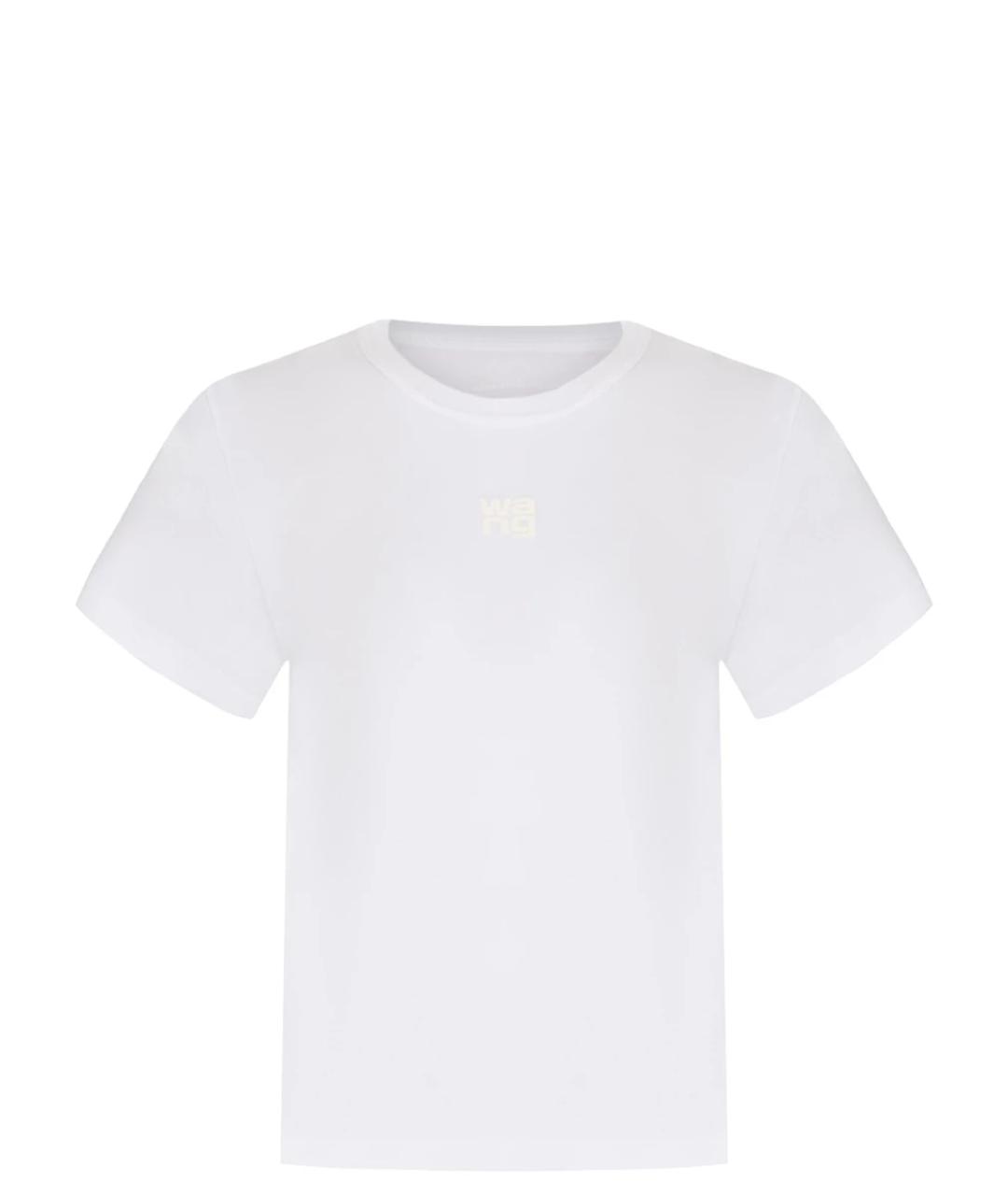 ALEXANDER WANG Белая хлопковая футболка, фото 1