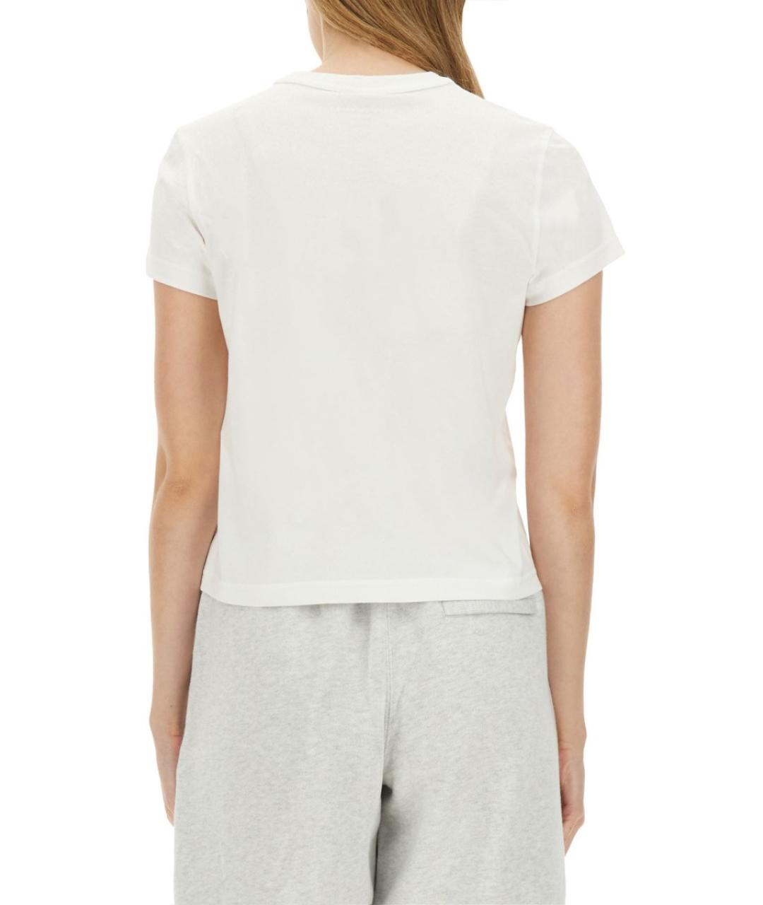 ALEXANDER WANG Белая хлопковая футболка, фото 5