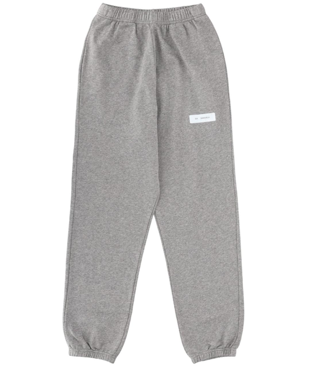 MM6 MAISON MARGIELA Серые хлопковые спортивные брюки и шорты, фото 1