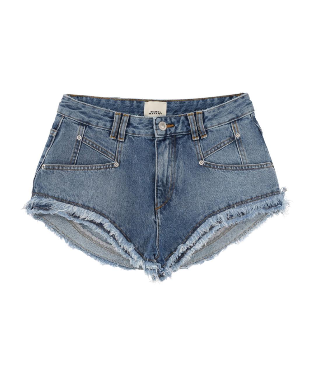 ISABEL MARANT Синие хлопковые шорты, фото 1