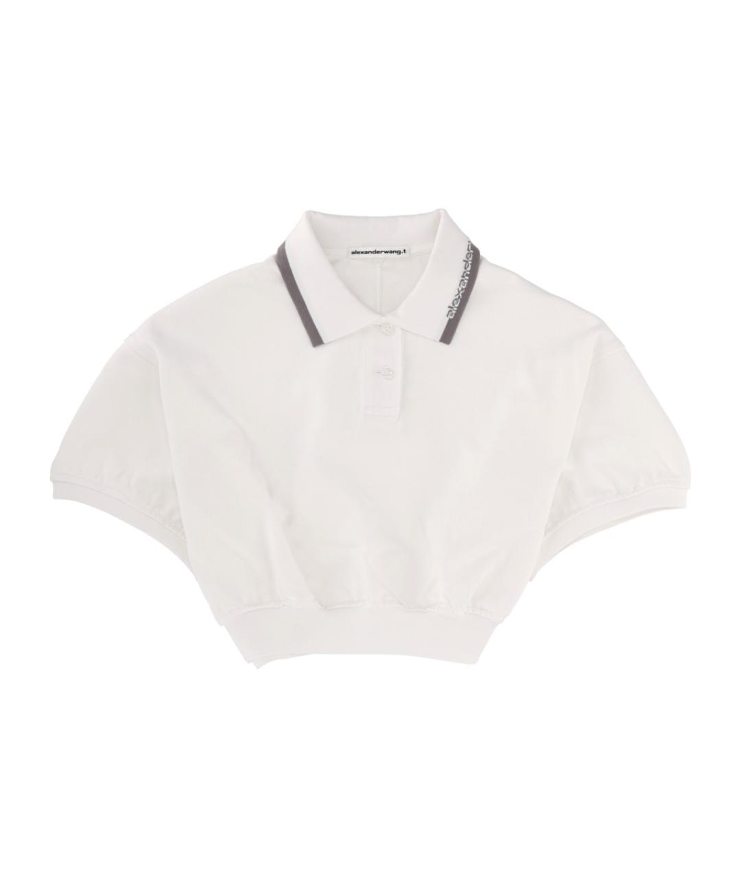 ALEXANDER WANG Белая хлопковая футболка, фото 1