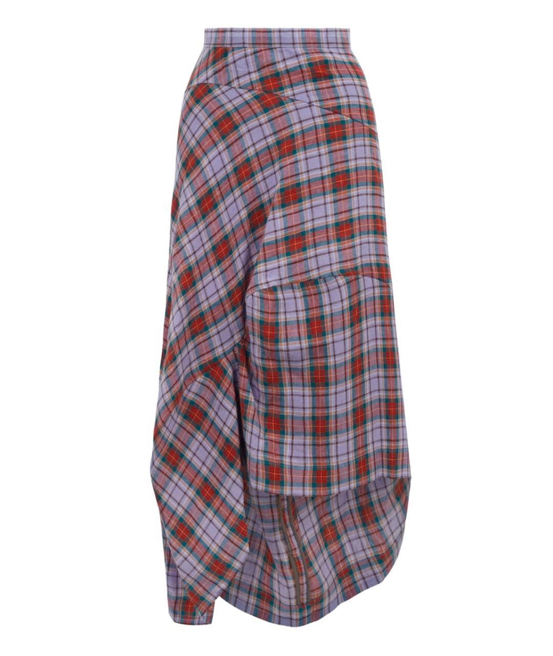 VIVIENNE WESTWOOD Мульти льняная юбка миди, фото 1