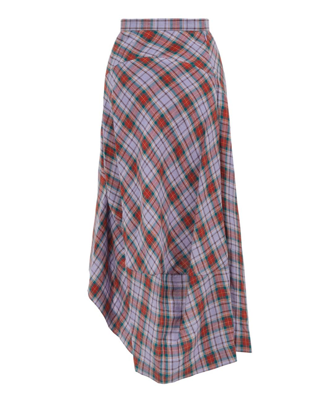 VIVIENNE WESTWOOD Мульти льняная юбка миди, фото 3