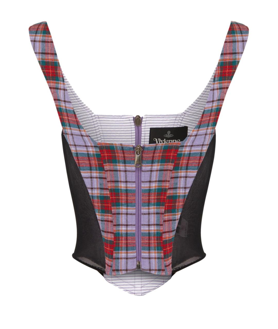 VIVIENNE WESTWOOD Мульти льняная майка, фото 3