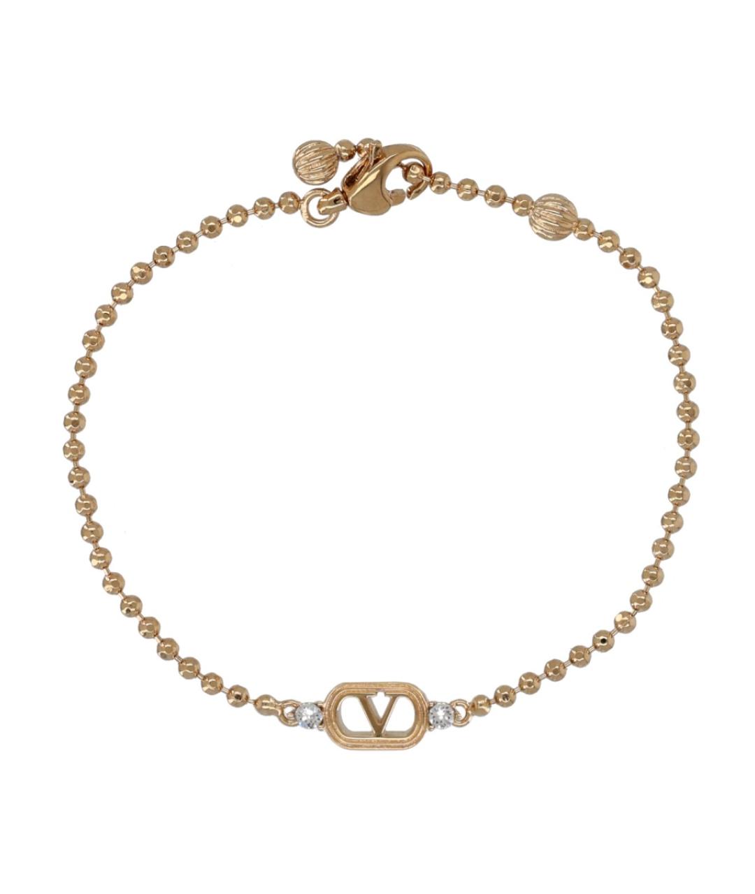 VALENTINO Золотой металлический браслет, фото 1