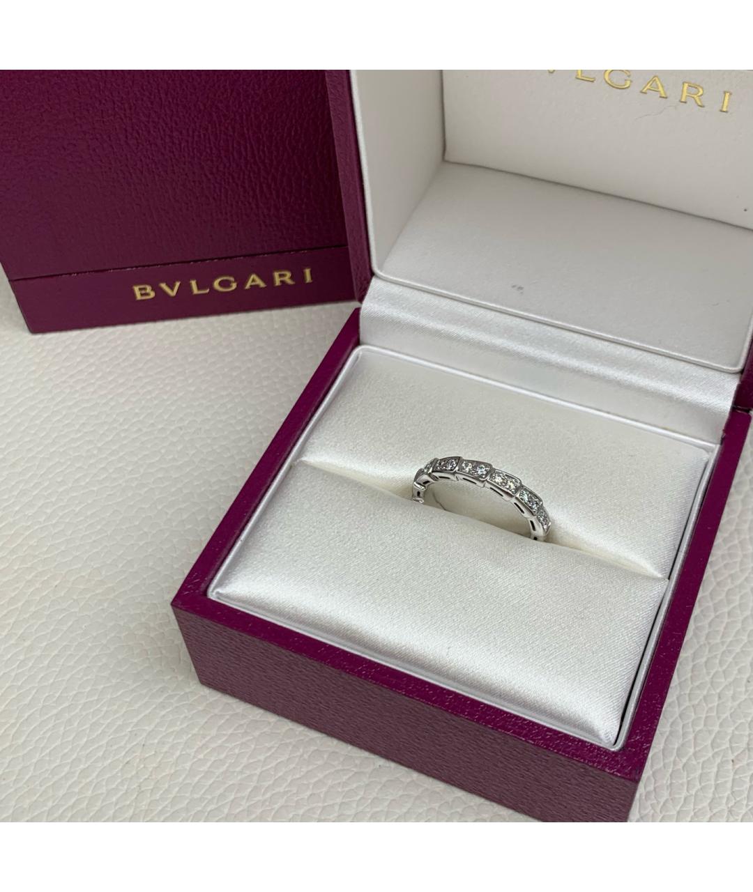 BVLGARI Серебряное кольцо из белого золота, фото 2