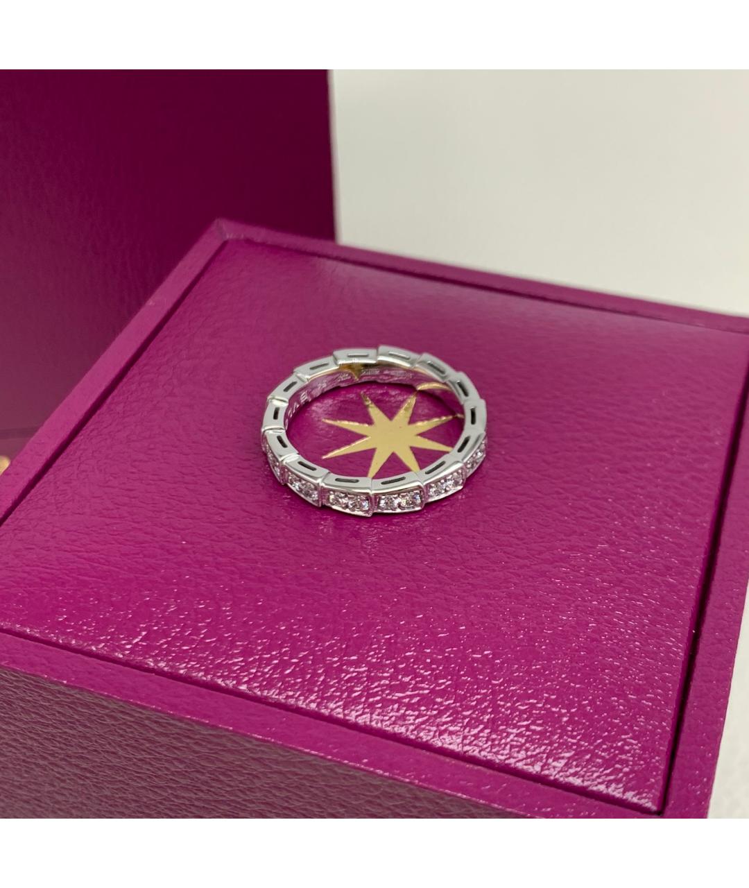 BVLGARI Серебряное кольцо из белого золота, фото 3