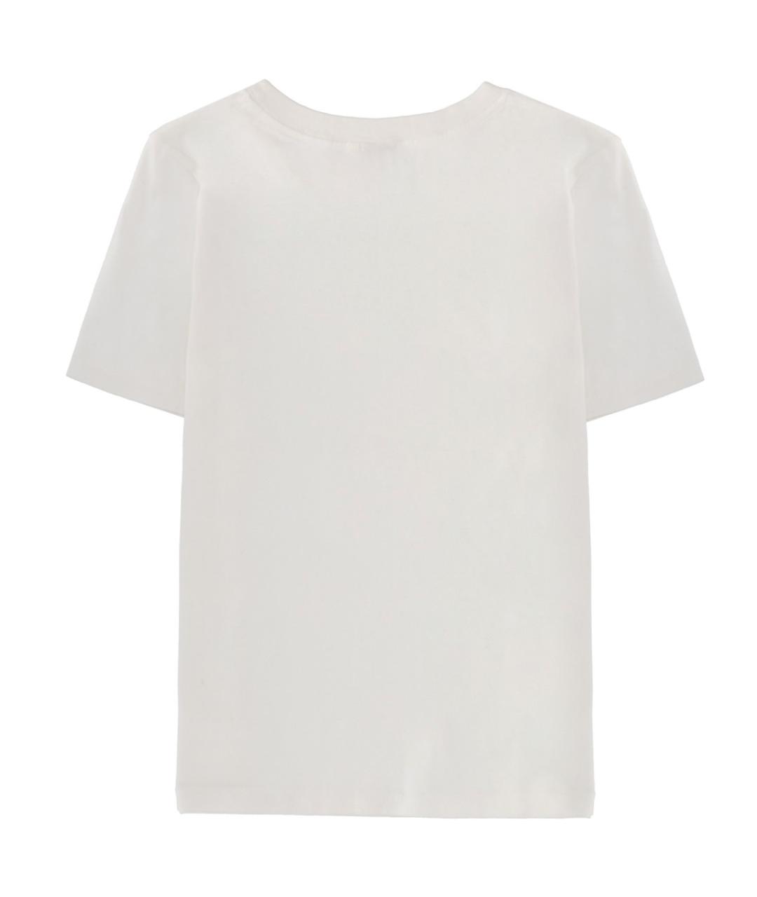 CHLOE Белая хлопковая футболка, фото 3