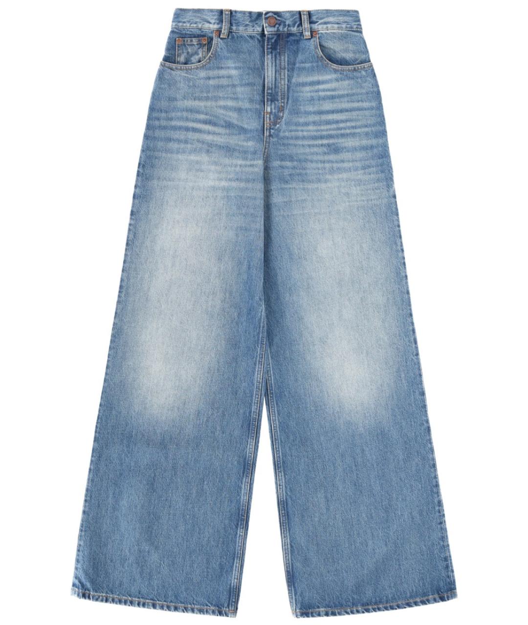 CHLOE Голубые хлопковые прямые джинсы, фото 1