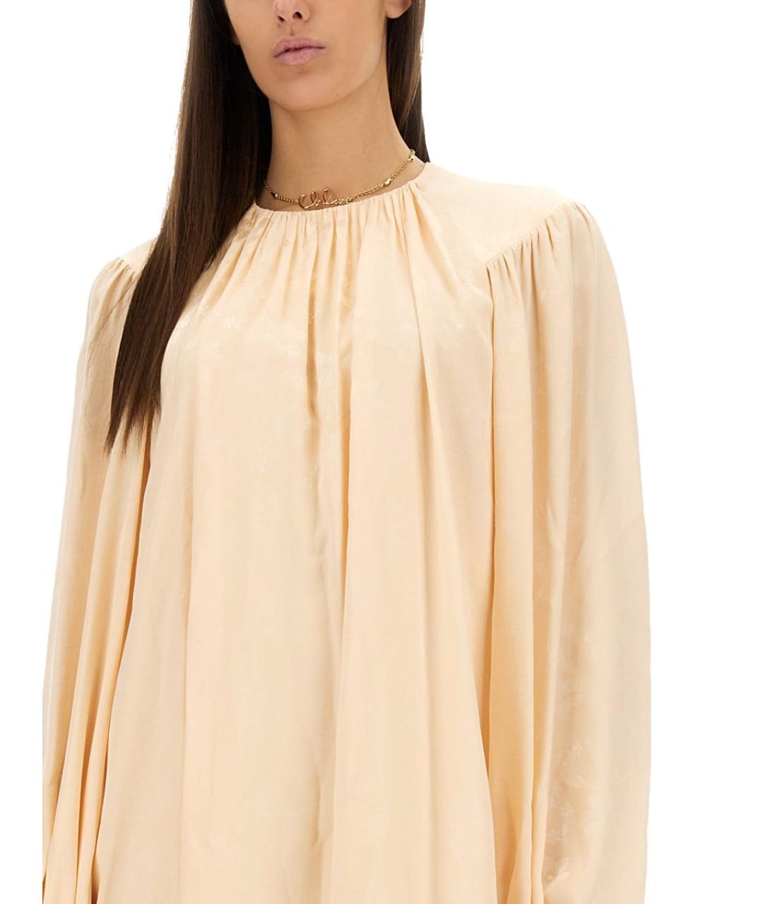 CHLOE Золотая латунная подвеска, фото 3