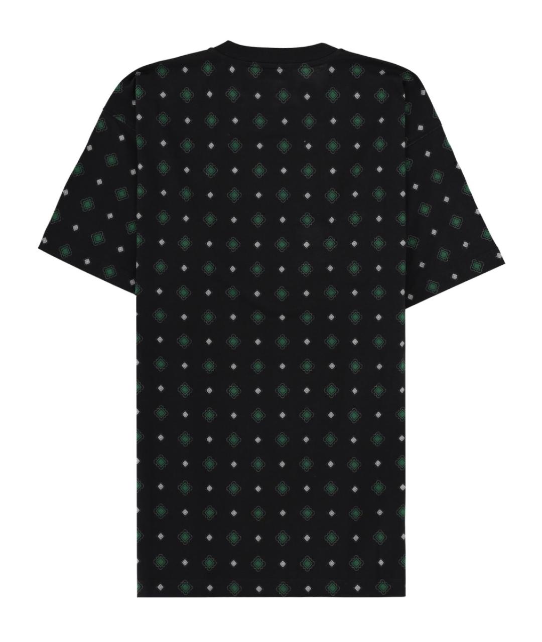 MOSCHINO Черная хлопковая футболка, фото 2