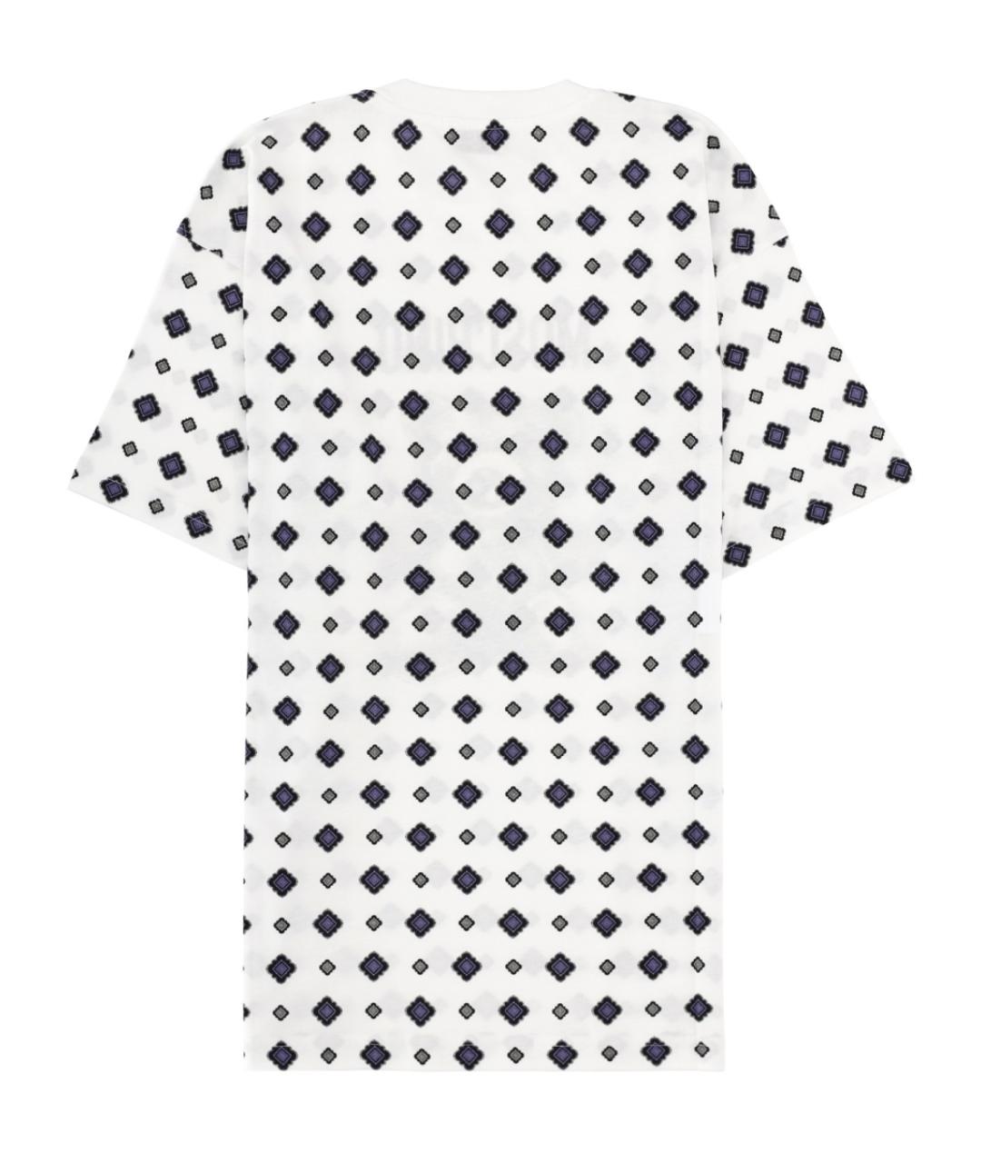 MOSCHINO Белая хлопковая футболка, фото 2