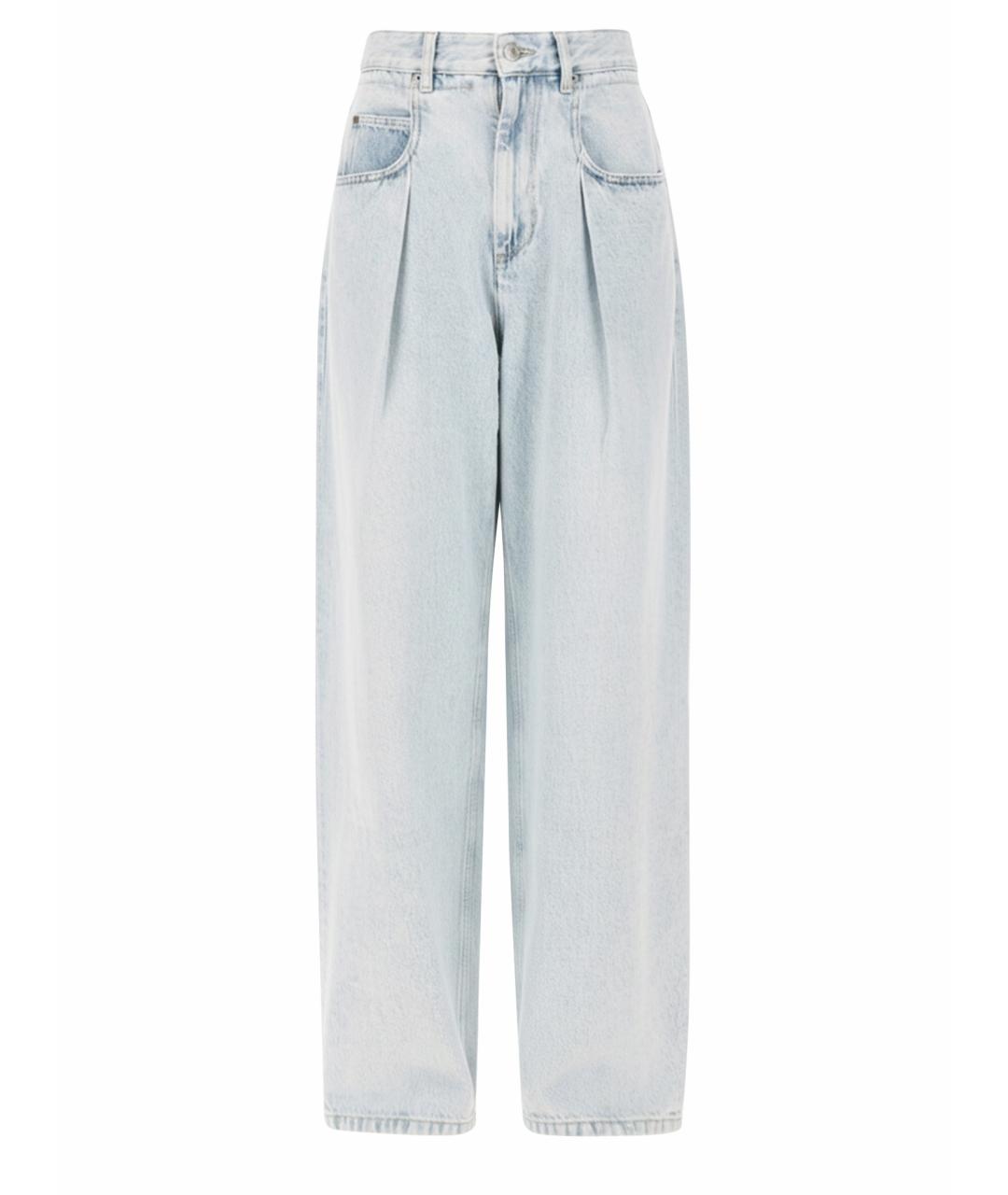 ISABEL MARANT ETOILE Синие хлопковые джинсы клеш, фото 1