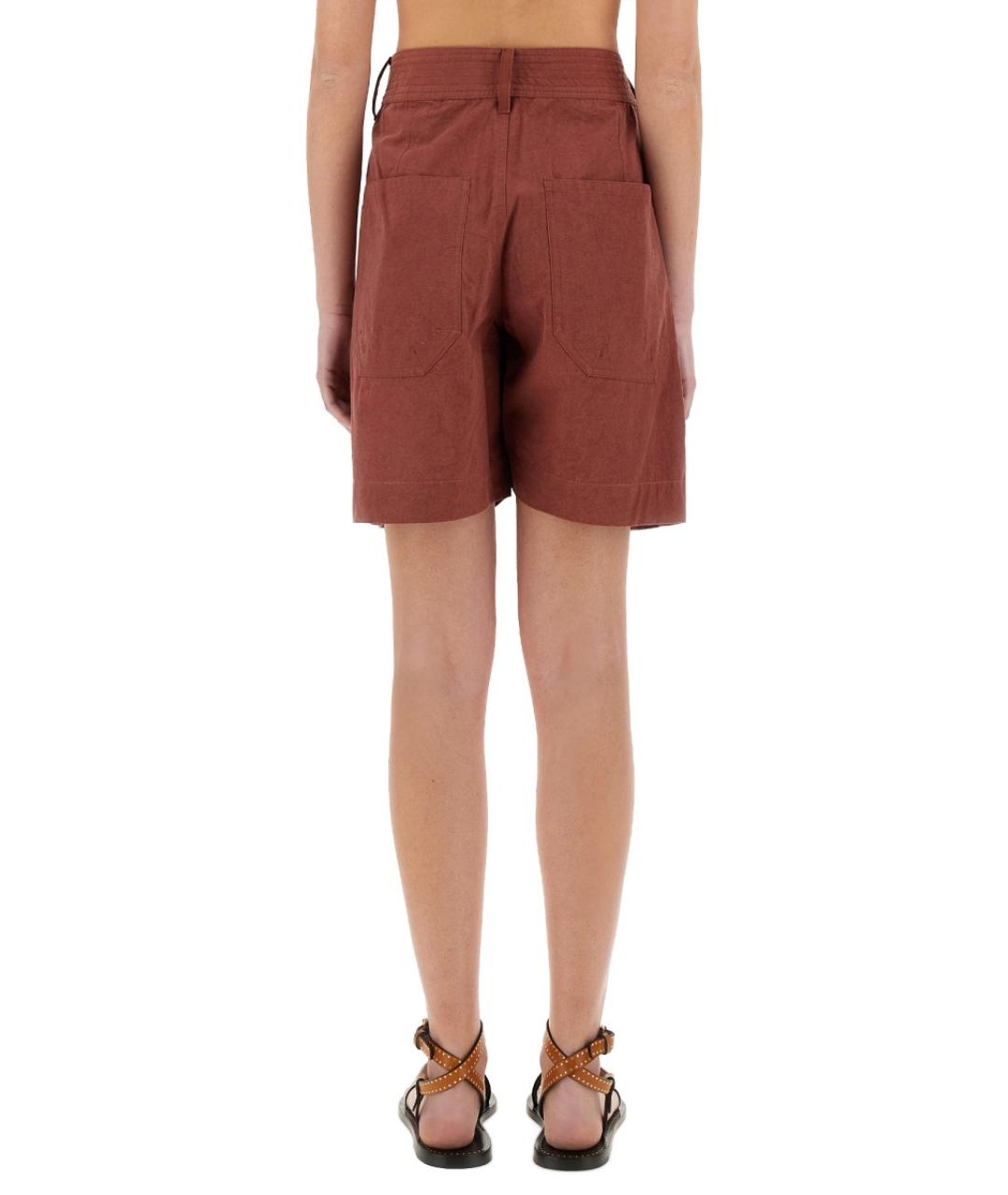 ISABEL MARANT Красные хлопковые шорты, фото 3