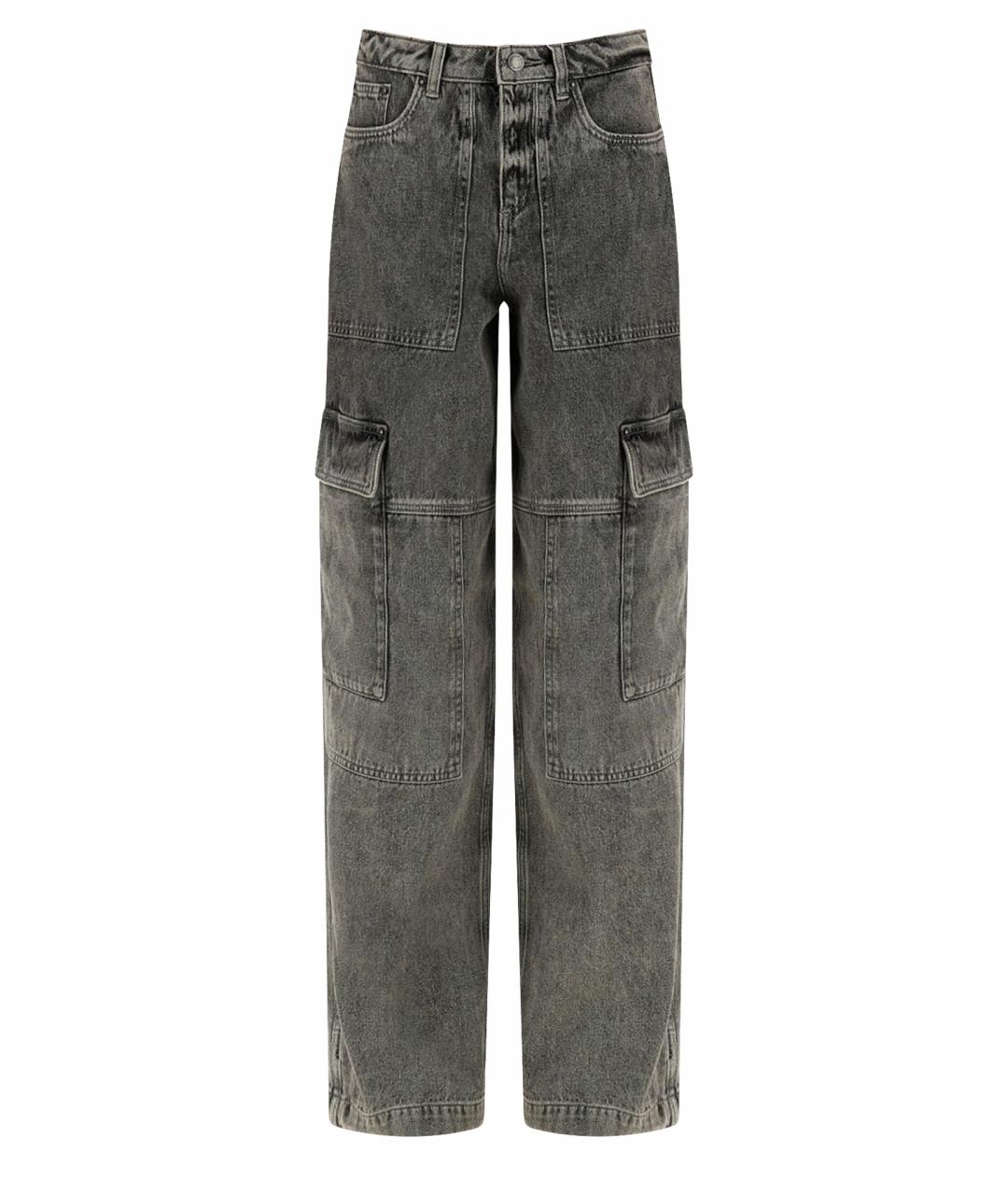 MICHAEL KORS Серые хлопковые прямые джинсы, фото 1