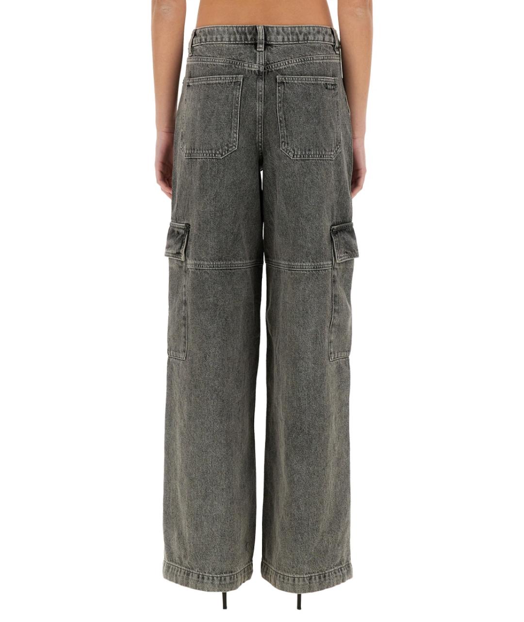 MICHAEL KORS Серые хлопковые прямые джинсы, фото 3