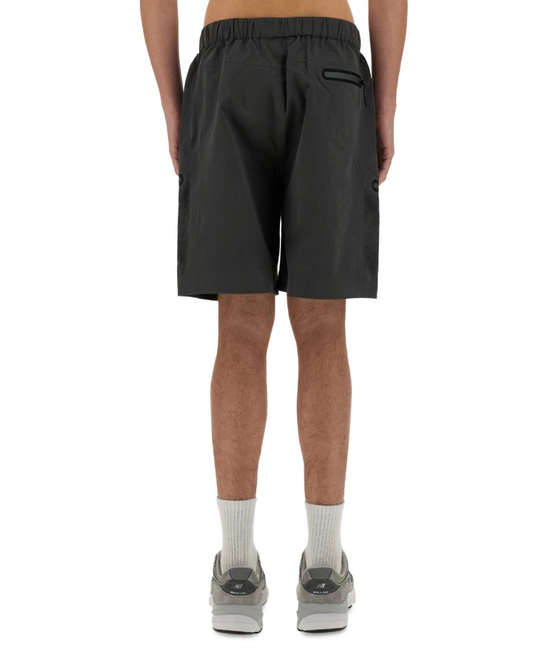 ALPHA INDUSTRIES Серые полиэстеровые шорты, фото 3