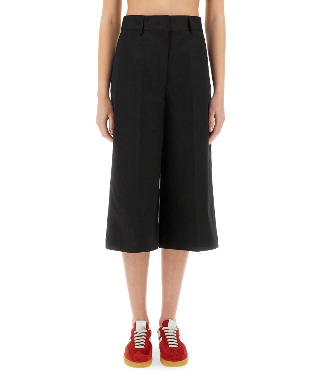 MSGM Черные хлопковые кюлоты, фото 5