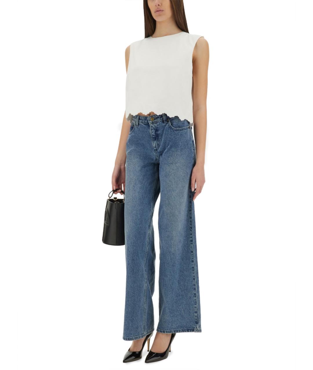 PATOU Белая хлопковая блузы, фото 2