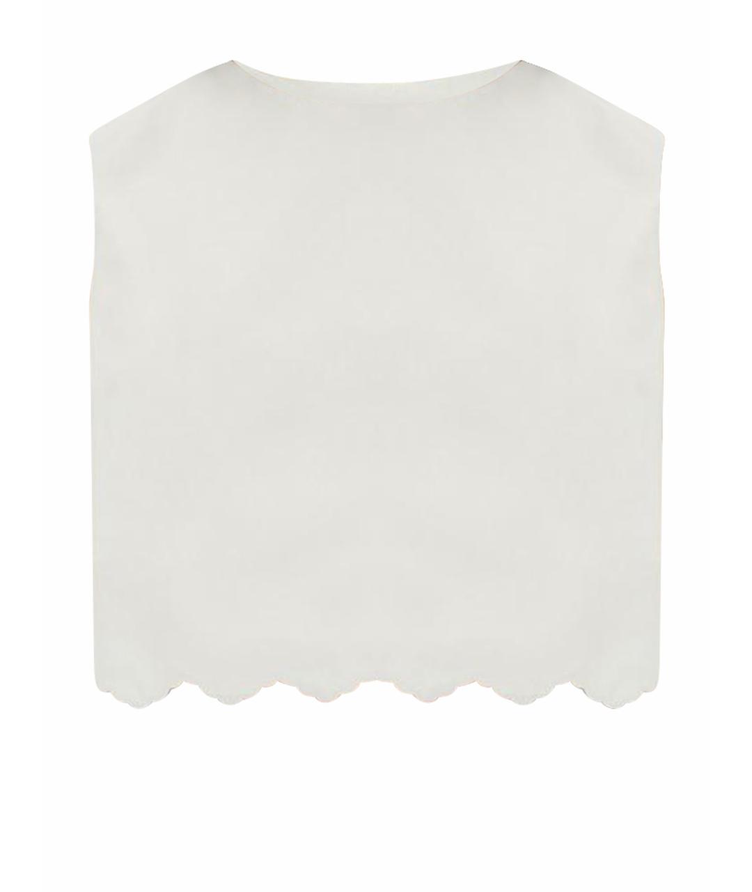 PATOU Белая хлопковая блузы, фото 1