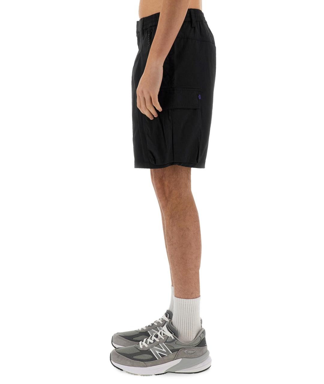 ALPHA INDUSTRIES Черные хлопковые шорты, фото 4