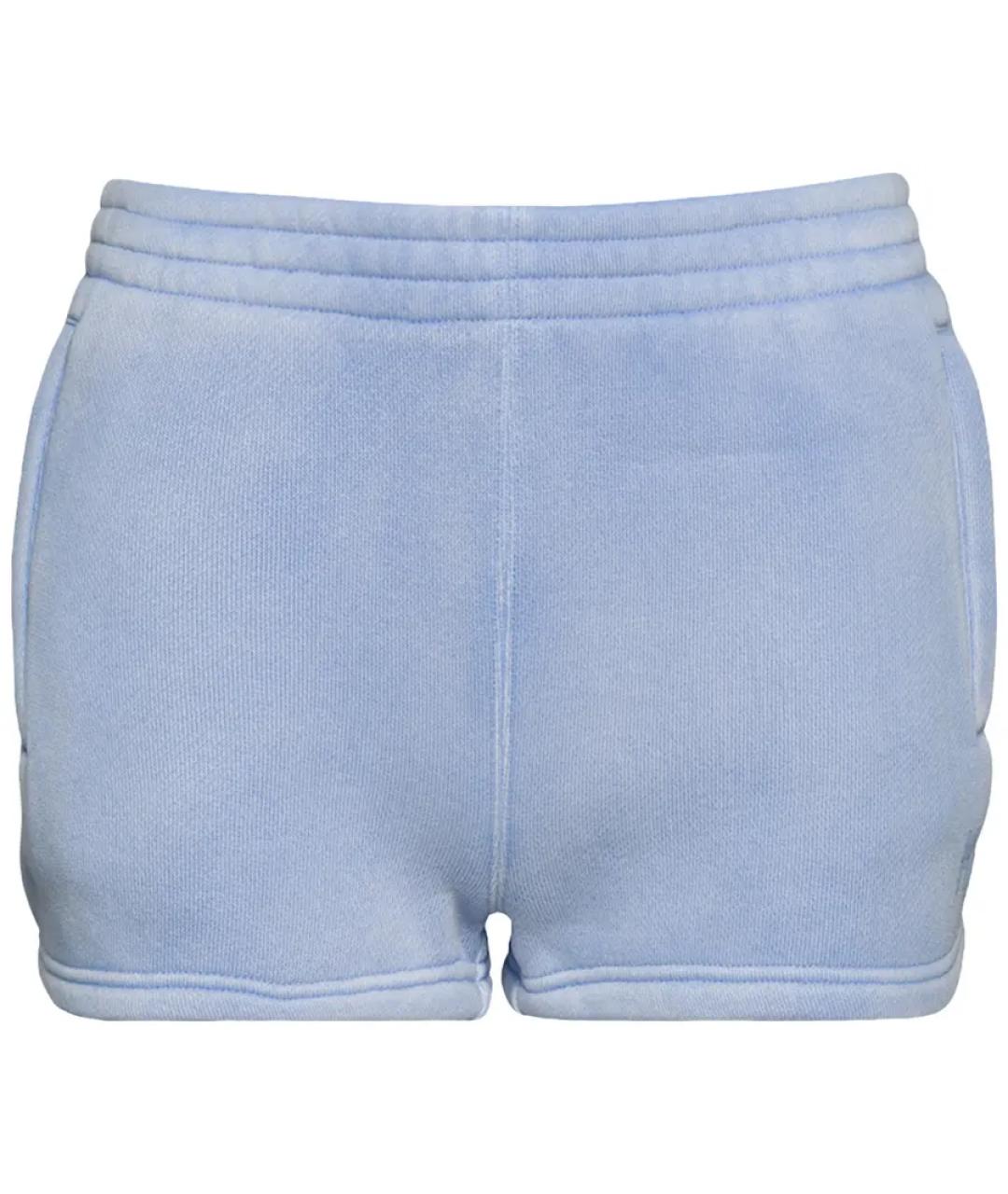 ALEXANDER WANG Голубые хлопковые шорты, фото 1
