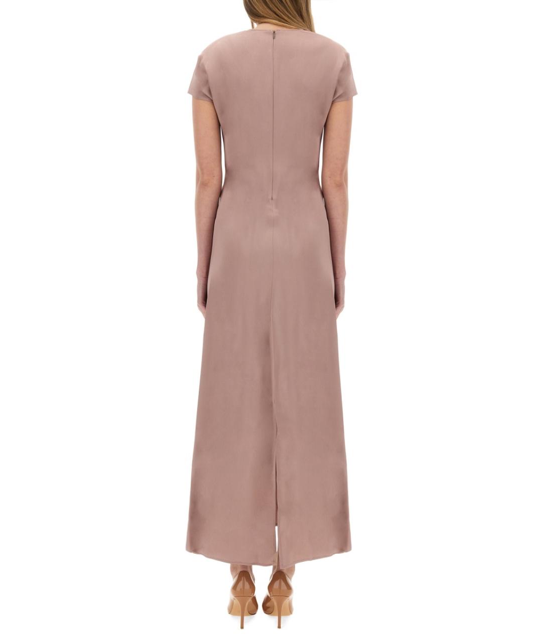 ALYSI Розовое ацетатное повседневное платье, фото 4