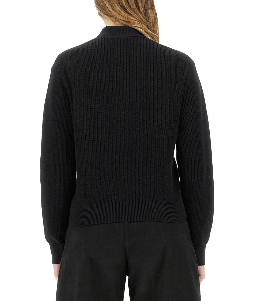 STUDIO NICHOLSON Черный хлопковый джемпер / свитер, фото 4