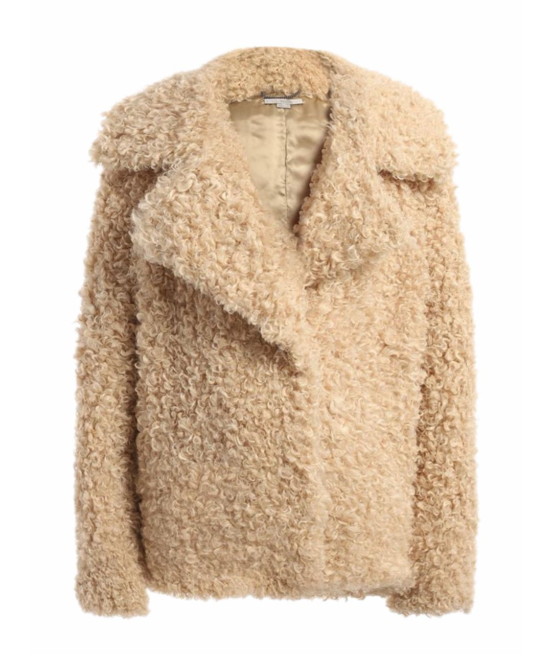 STELLA MCCARTNEY Бежевая шуба, фото 1