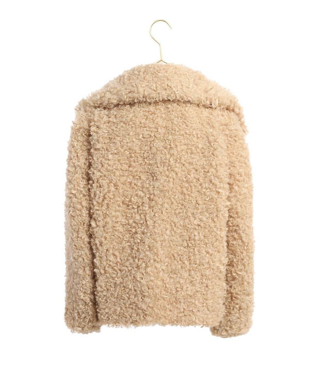 STELLA MCCARTNEY Бежевая шуба, фото 3