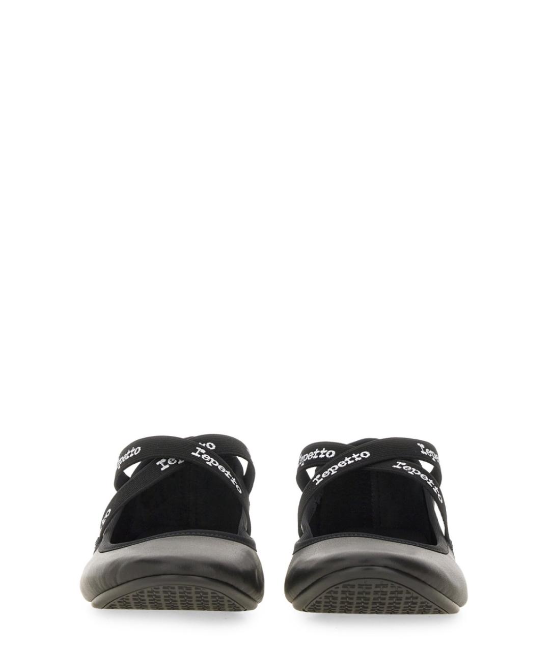 REPETTO Черные кожаные балетки, фото 4