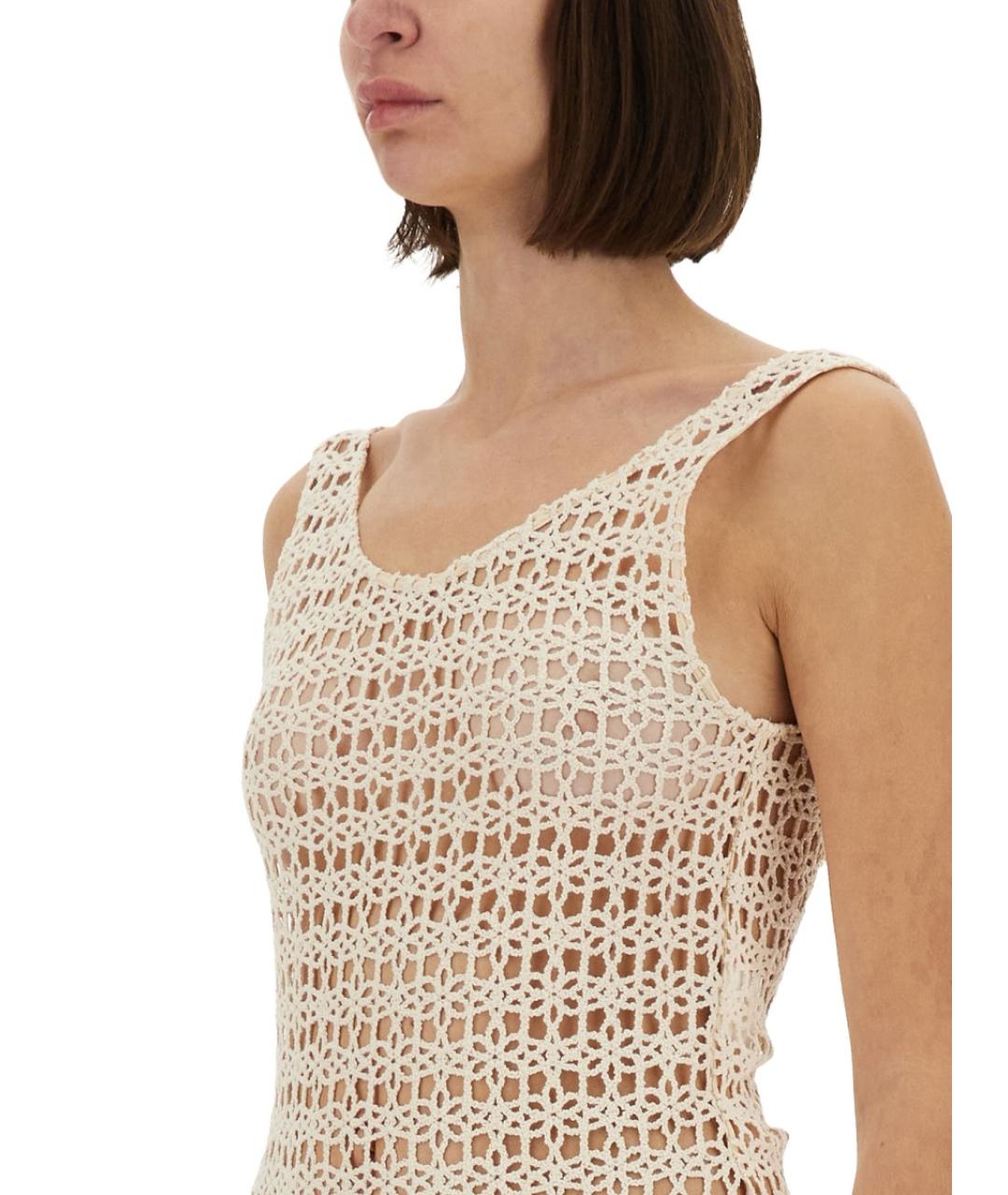 ALYSI Бежевое хлопковое боди, фото 5