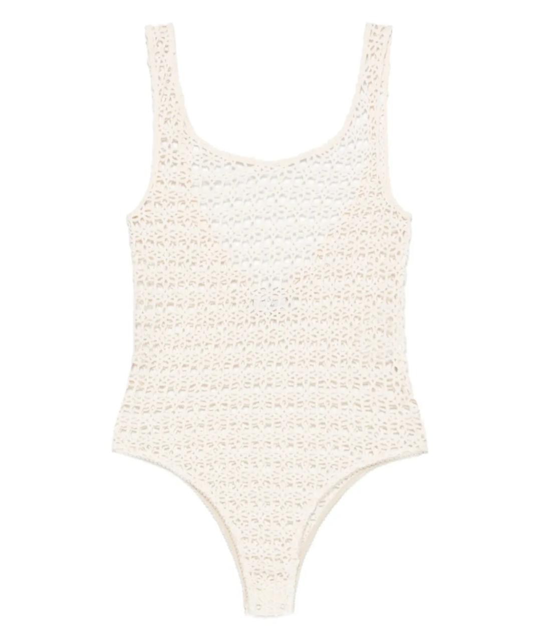 ALYSI Бежевое хлопковое боди, фото 1