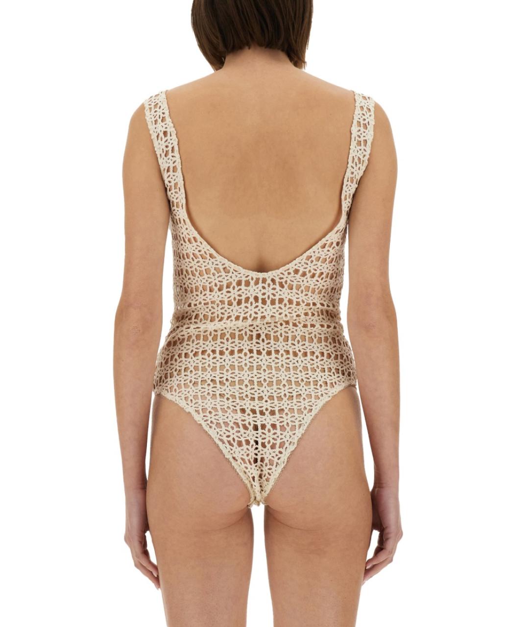 ALYSI Бежевое хлопковое боди, фото 4