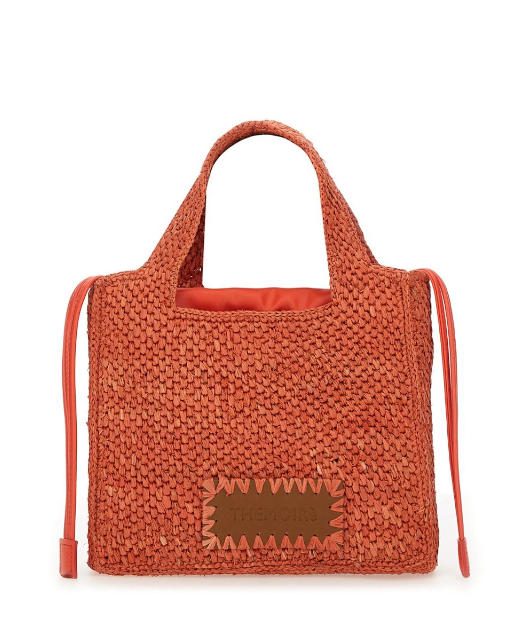 THEMOIRE Оранжевая кожаная сумка через плечо, фото 1