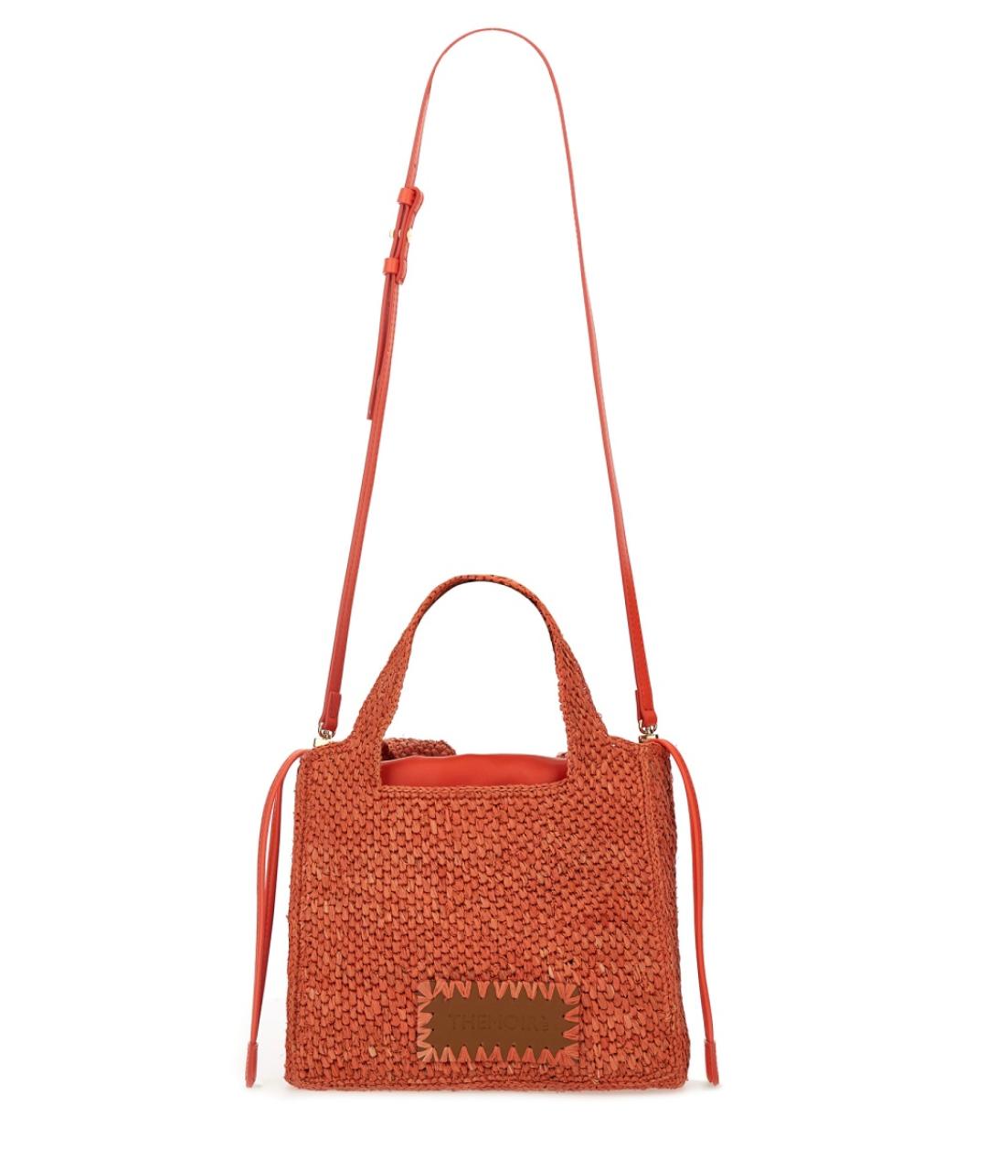 THEMOIRE Оранжевая кожаная сумка через плечо, фото 2