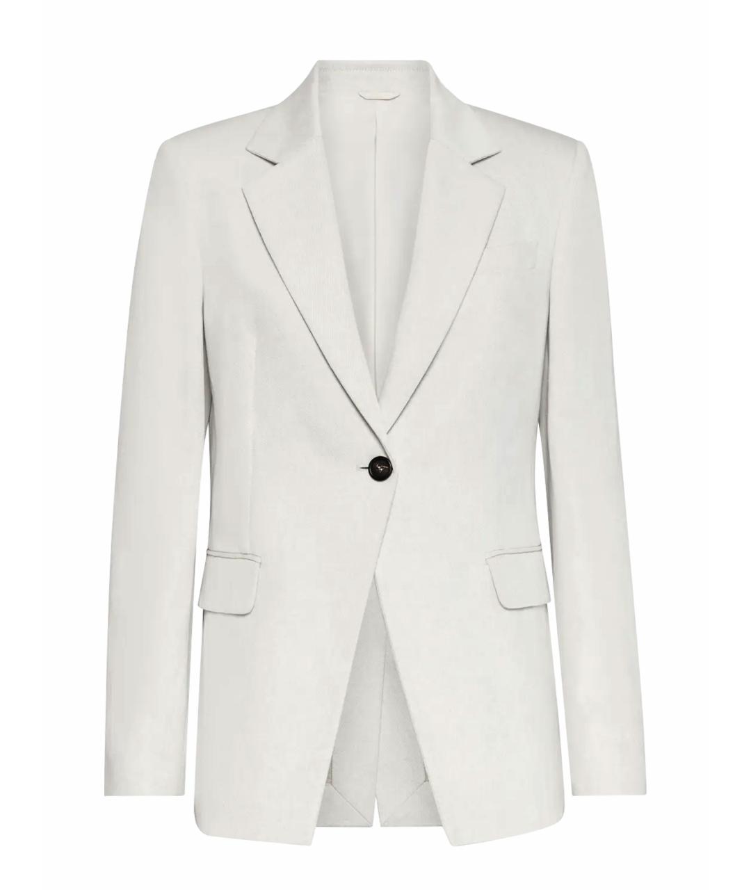 THEORY Серый ацетатный жакет/пиджак, фото 1